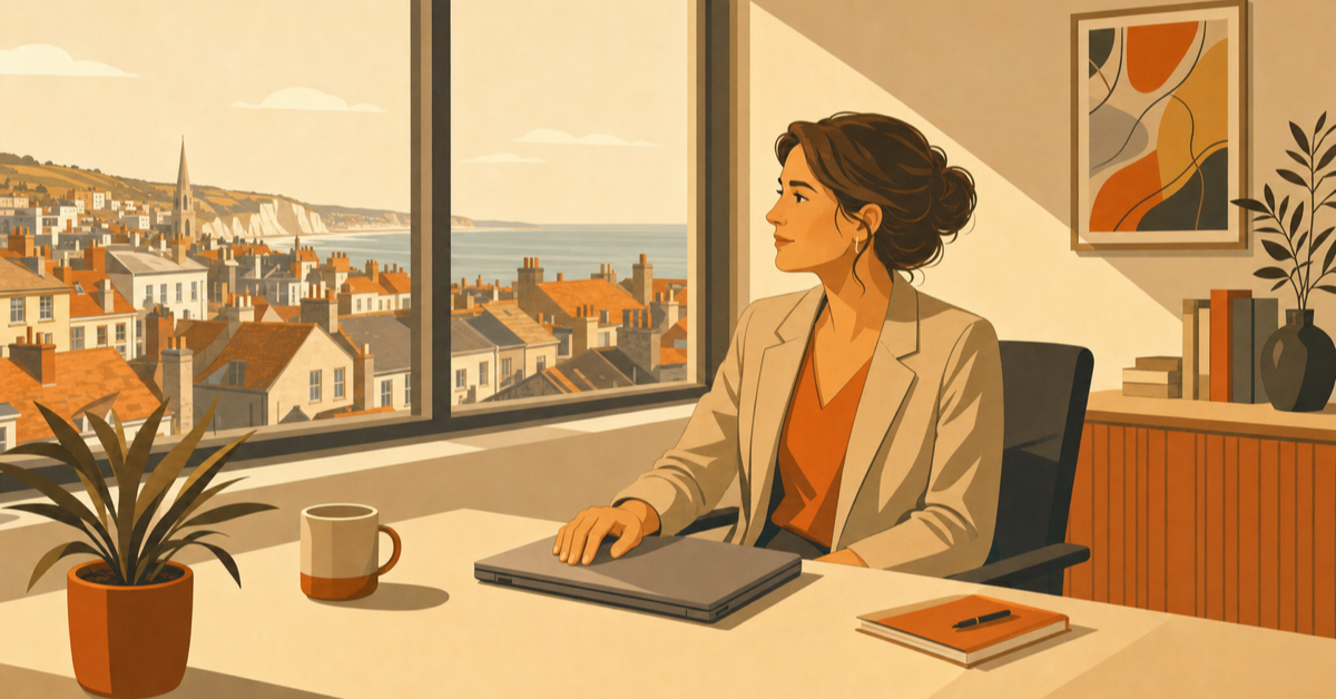 office worker considering Sussex devolution