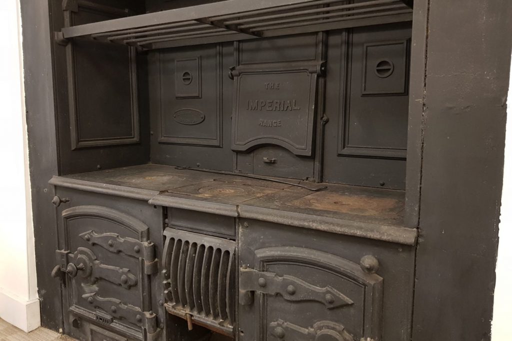 23 Grand Parade retains many early features, this is the range oven in the meeting room