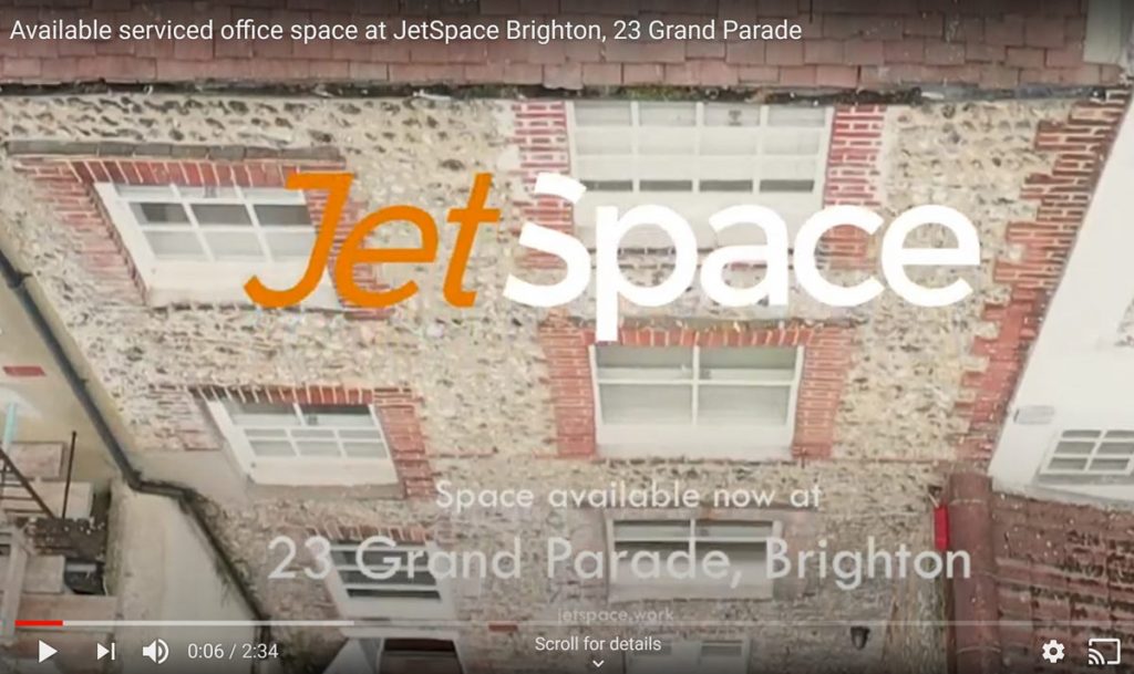 Virtual tour of available Brighton office space JetSpace Serviced
